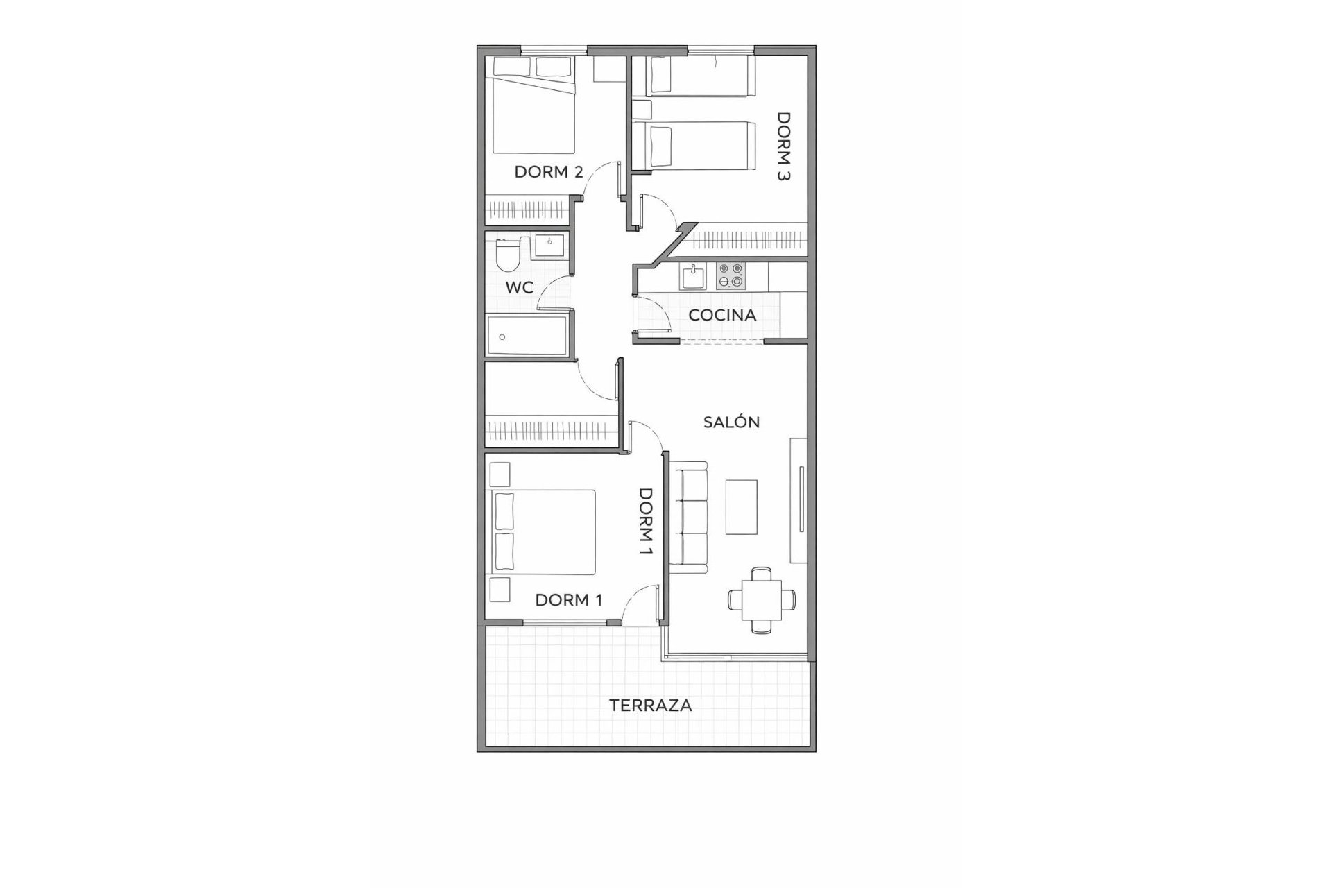 Begagnad - Lägenhet / lägenhet - Orihuela Costa - Altos de campoamor