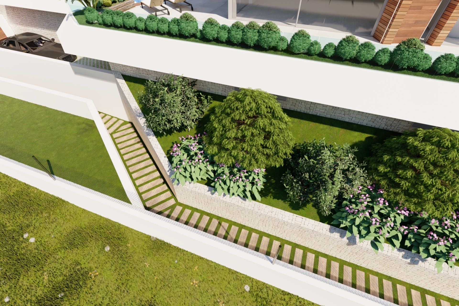 Nauja statyba - Butas - Pueblo Mascarat