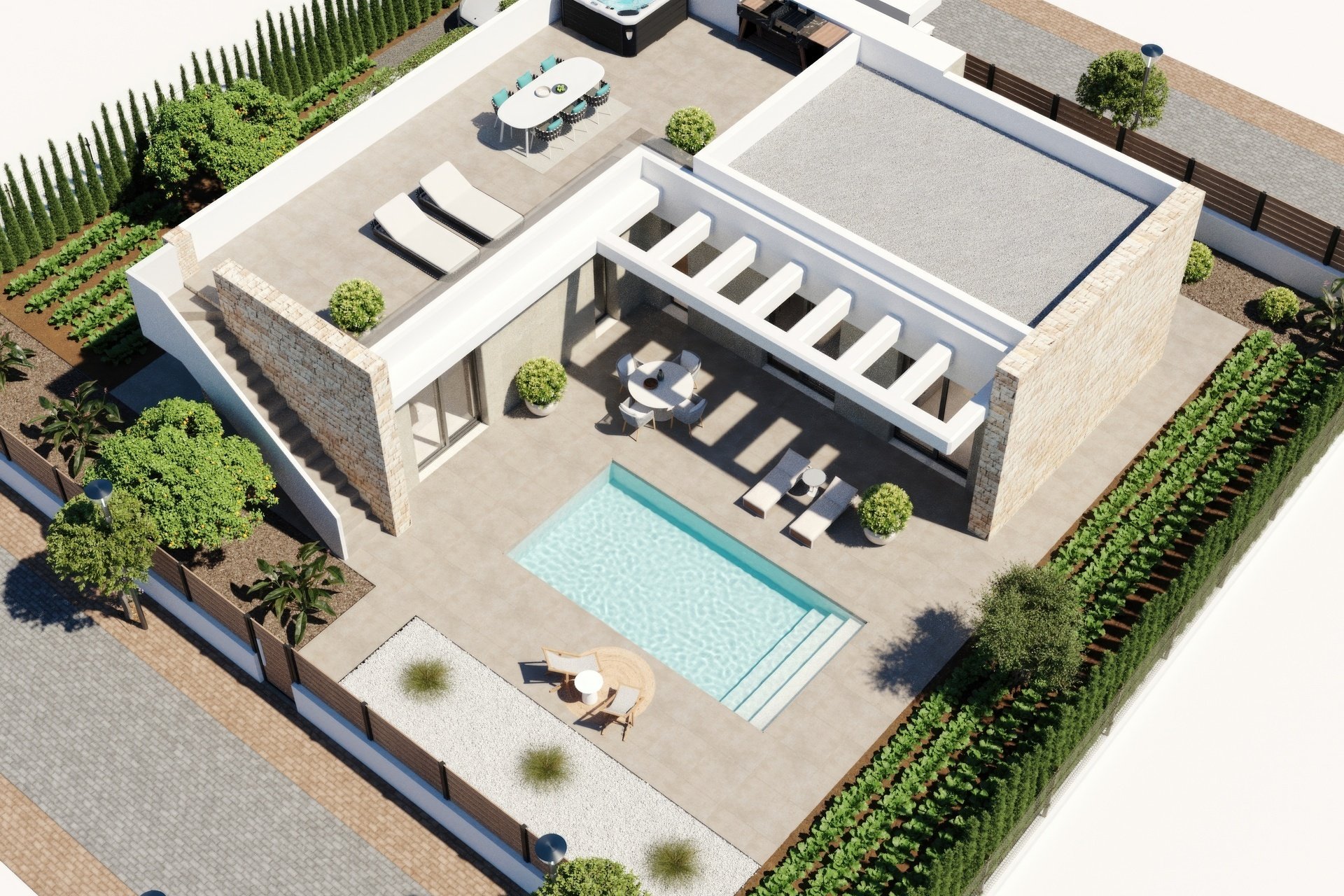 New Build - Villa - Fuente Alamo - Hacienda del Alamo Golf
