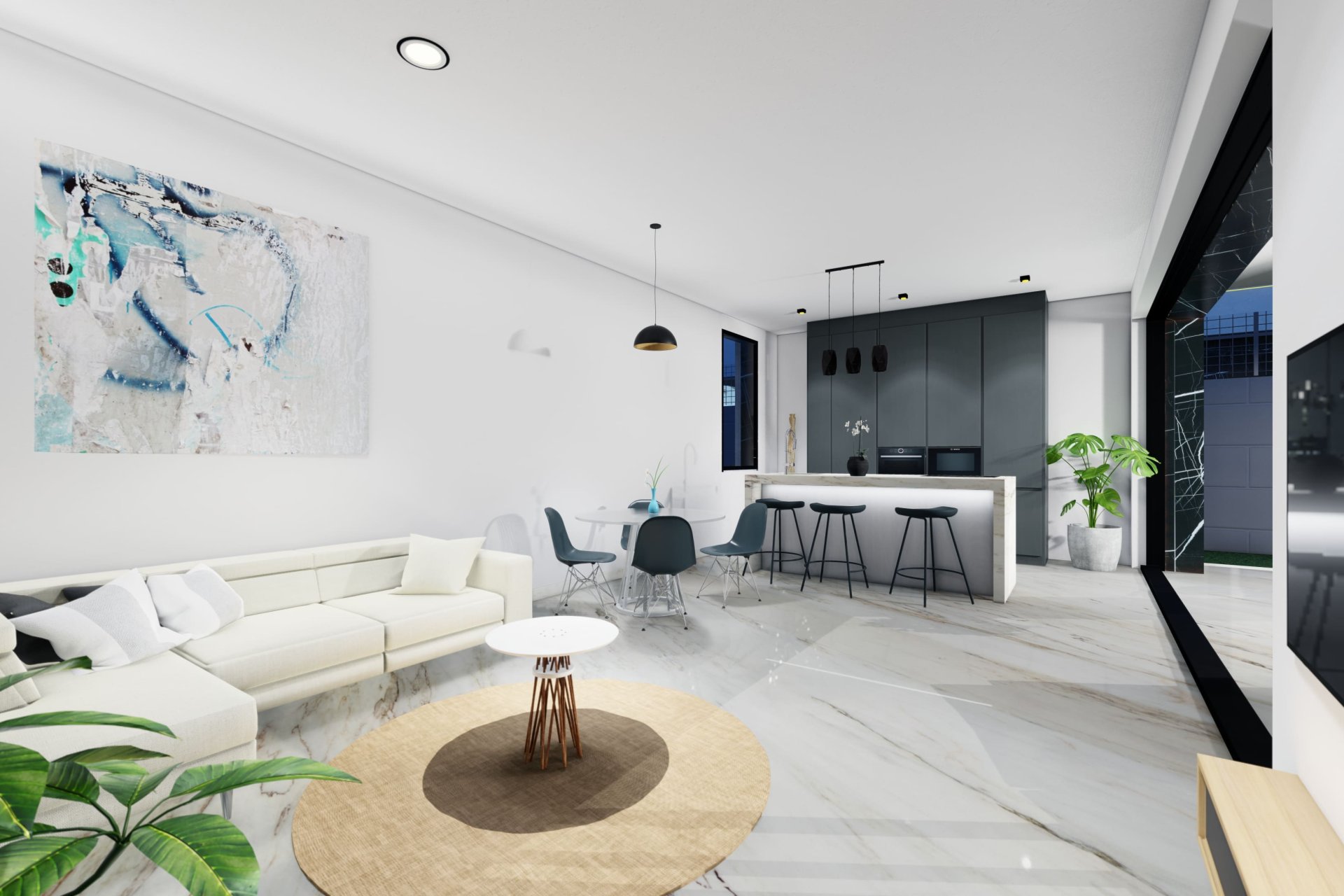 Nieuwbouw Woningen - Herenhuis - Algorfa