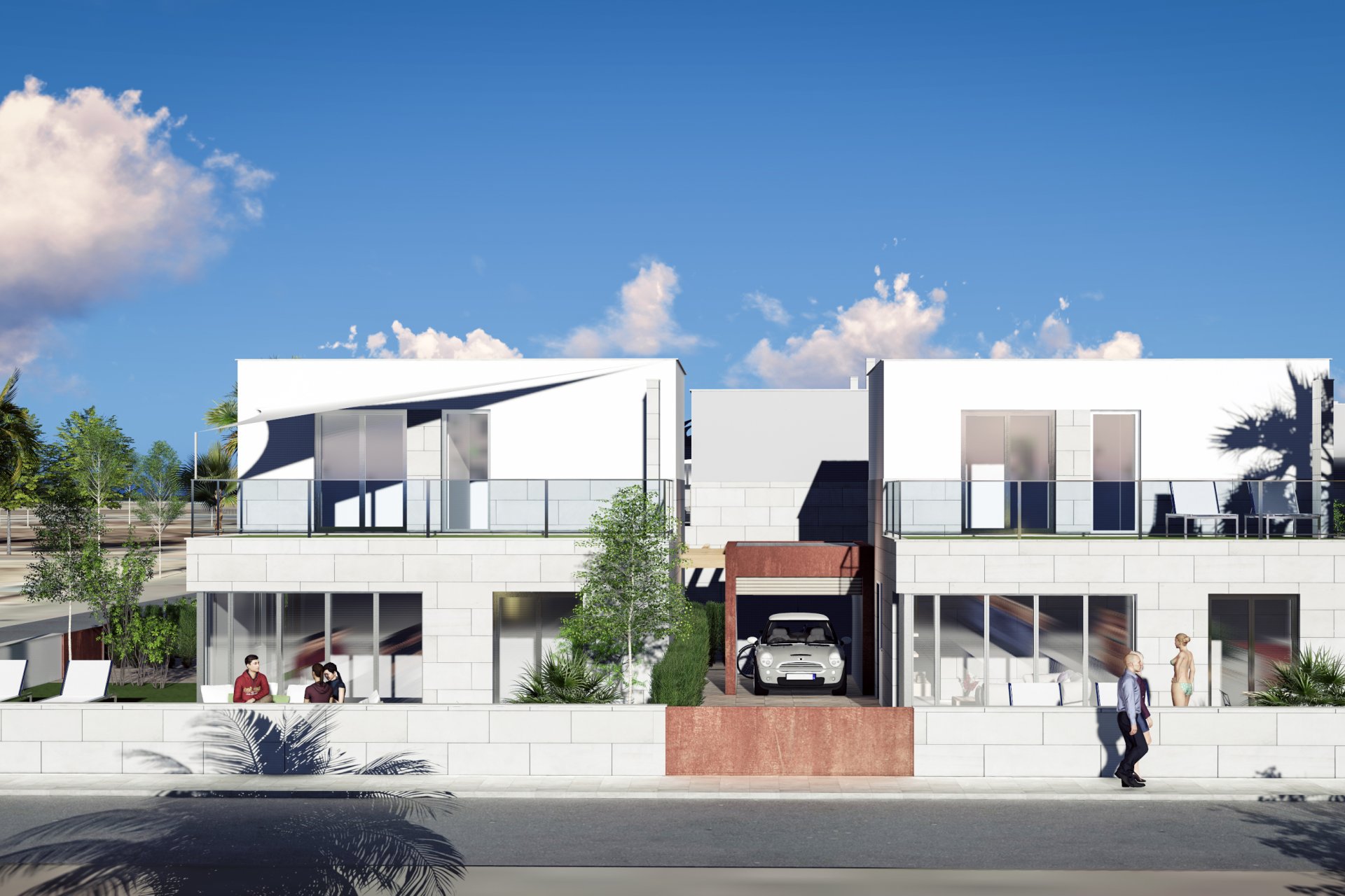 Nieuwbouw Woningen - Herenhuis - Los Alcázares