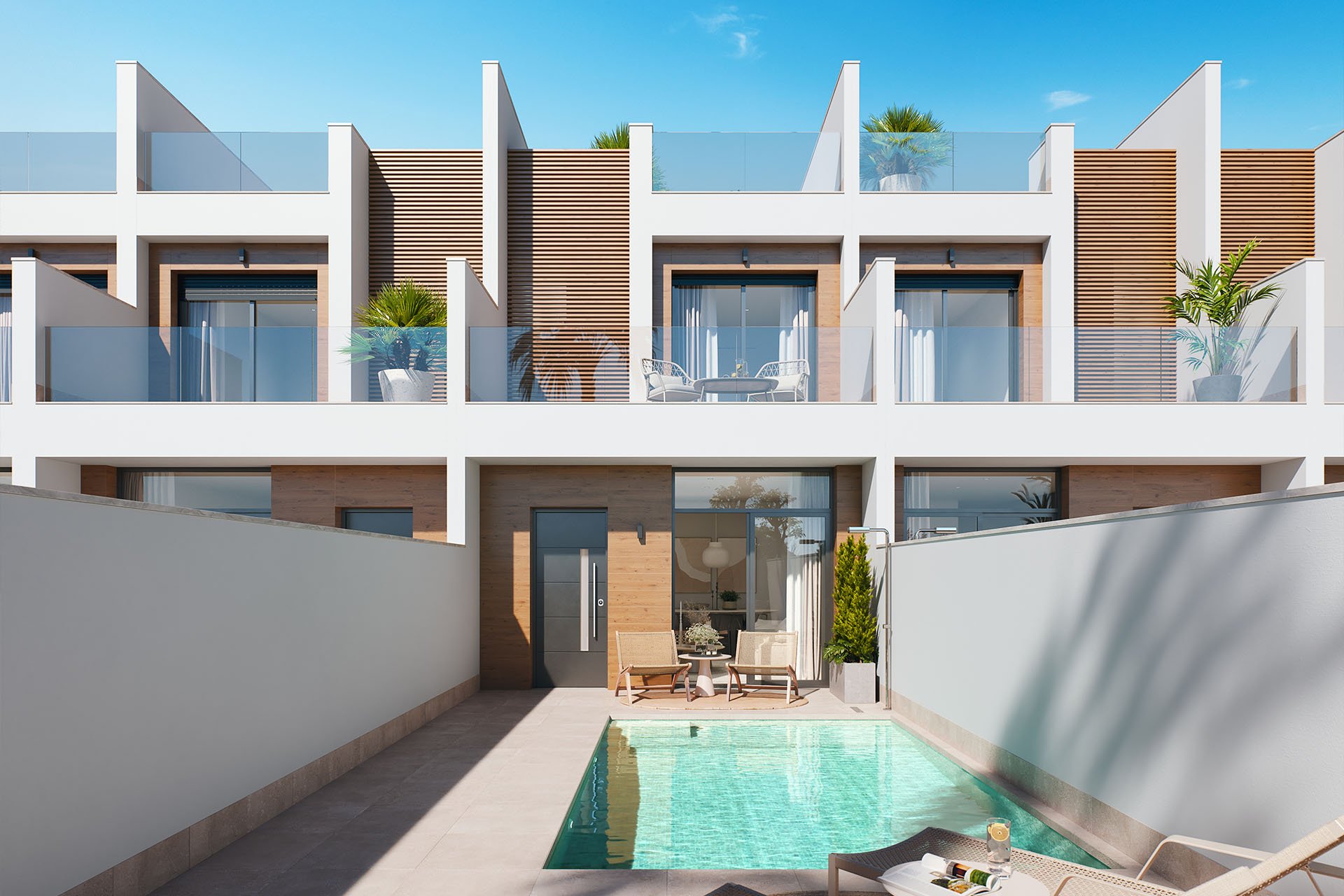 Nieuwbouw Woningen - Herenhuis - San Pedro del Pinatar