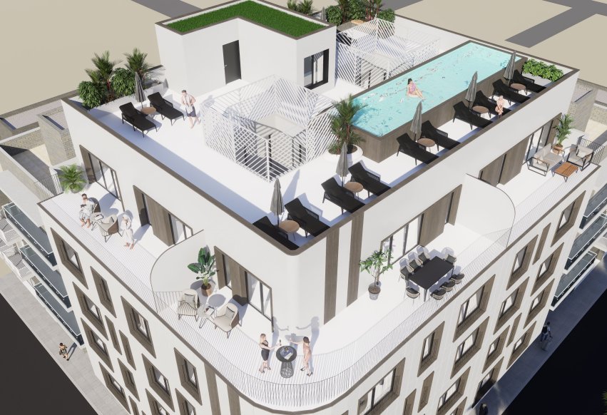Nieuwbouw Woningen - Penthouse - Torrevieja