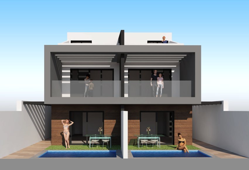 Nieuwbouw Woningen - semi-detached - San Javier