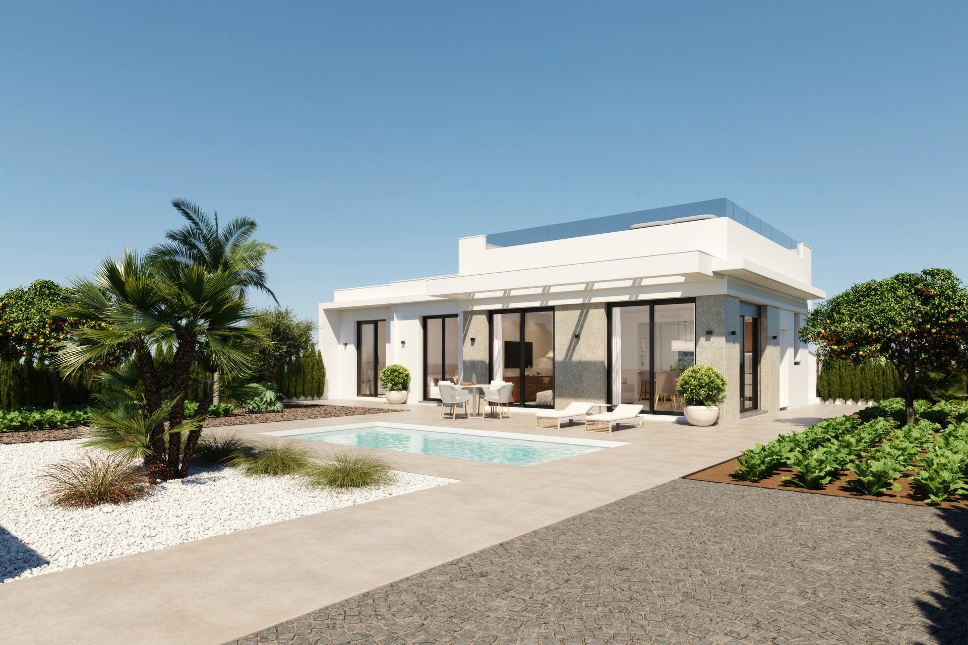 Nieuwbouw Woningen - Villa - Fuente Alamo - Hacienda el Alamo Golf