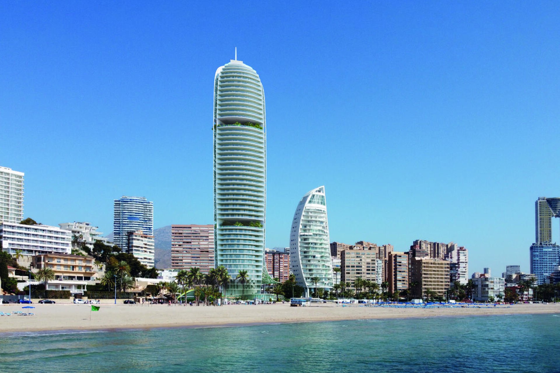 Nowy budynek - Mieszkanie w bloku - Benidorm