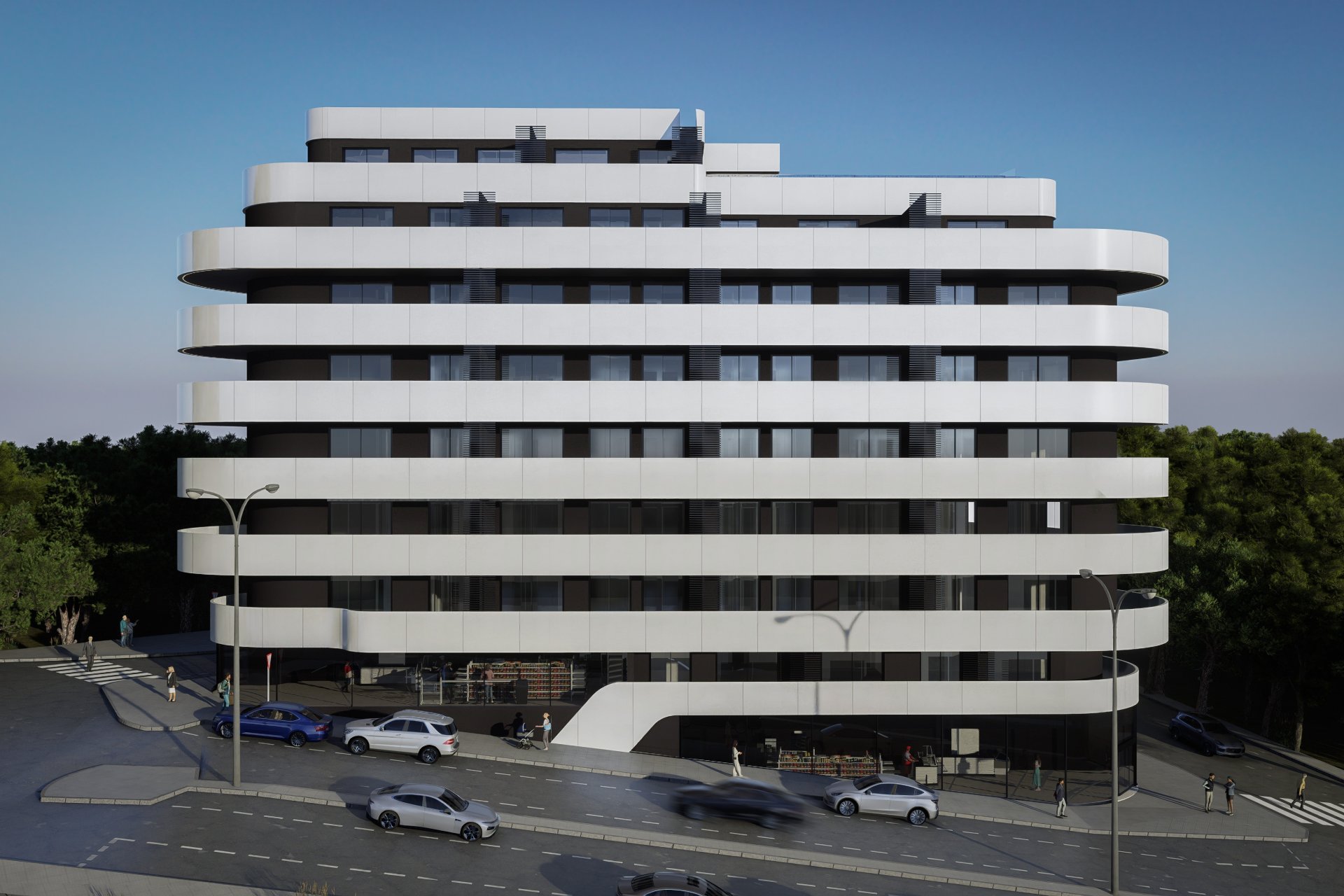 Nowy budynek - Mieszkanie w bloku - Calpe