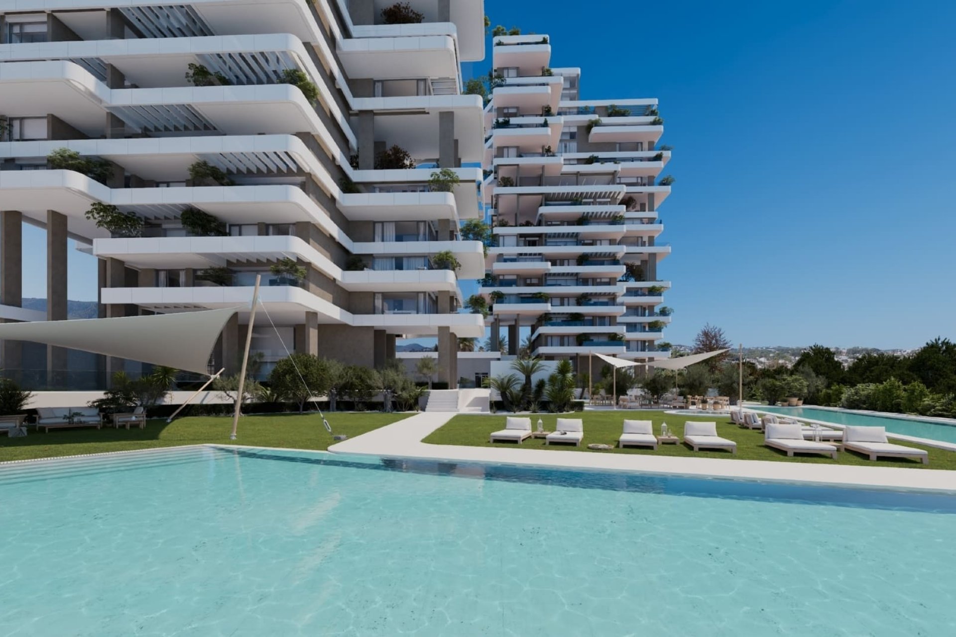 Nowy budynek - Mieszkanie w bloku - Calpe