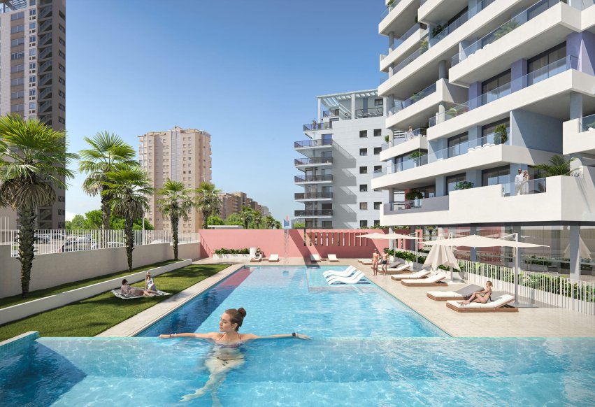 Nowy budynek - Mieszkanie w bloku - Calpe