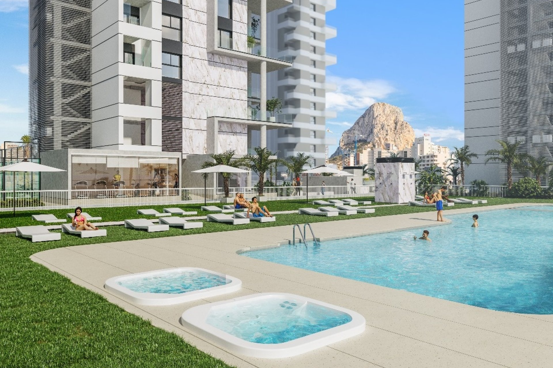 Nowy budynek - Mieszkanie w bloku - Calpe