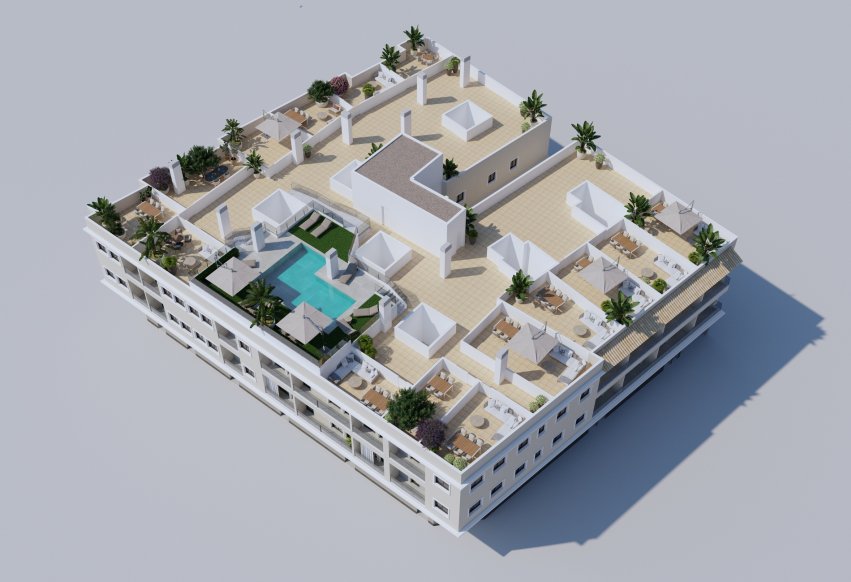 Nowy budynek - Penthouse - Algorfa