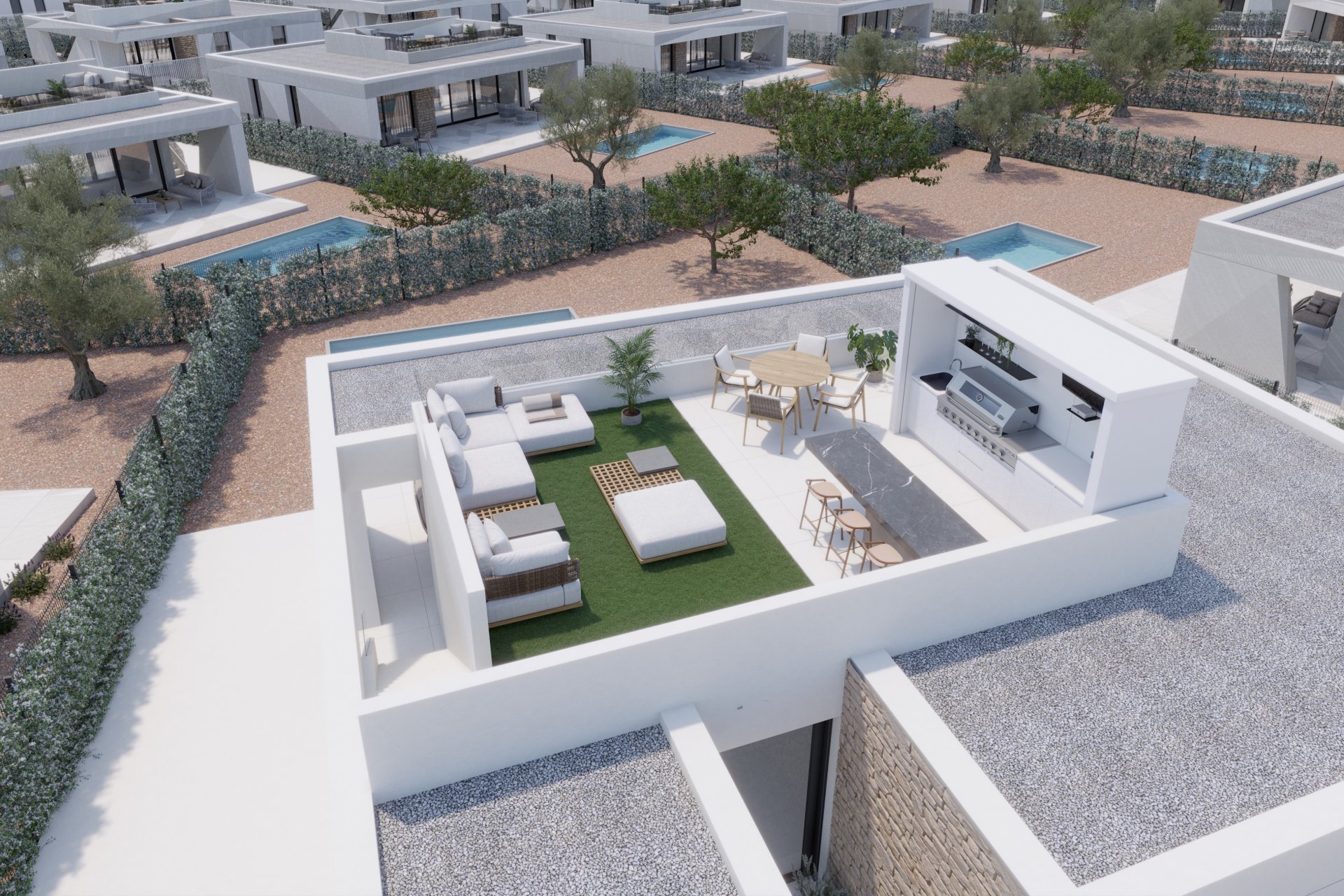 Nybygg - Villa - Fuente Alamo - Hacienda del Alamo Golf