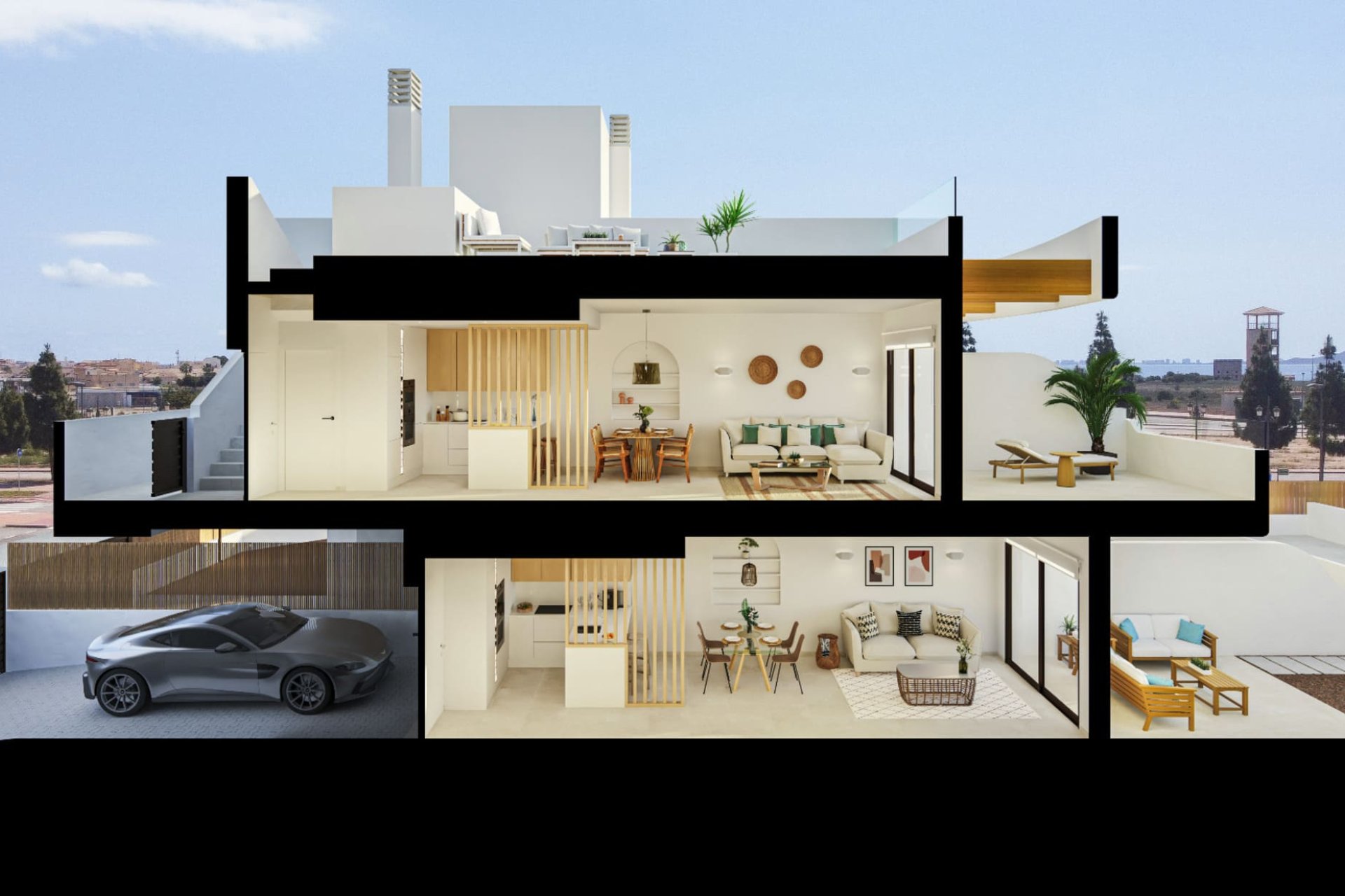 Obra nueva - high-bungalow - Los Alcázares