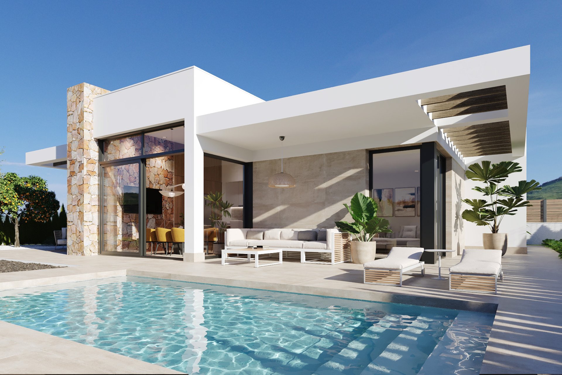 Obra nueva - Villa - Fuente Alamo - Hacienda del Alamo Golf