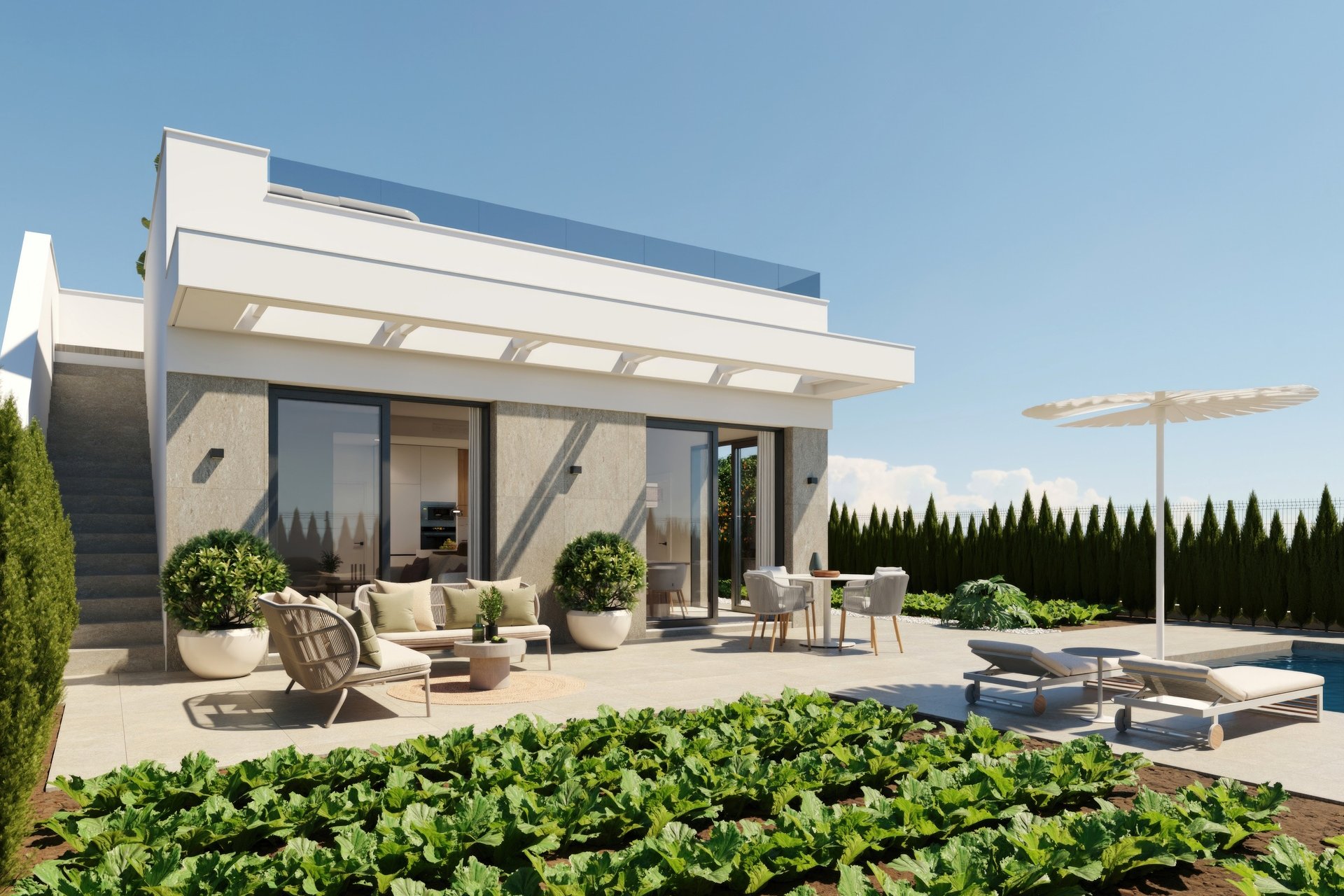 Obra nueva - Villa - Fuente Alamo - Hacienda del Alamo Golf