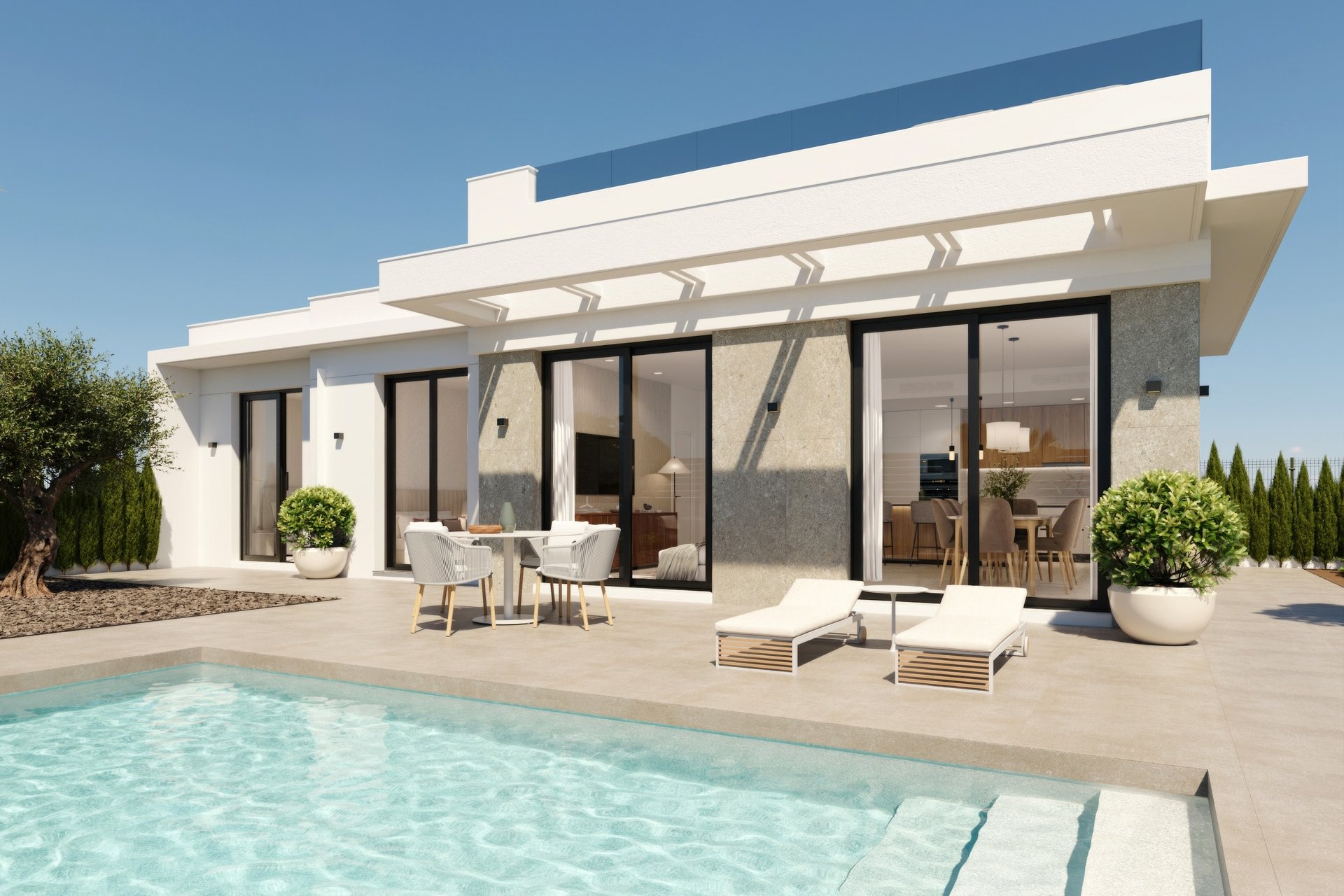 Obra nueva - Villa - Fuente Alamo - Hacienda del Alamo Golf