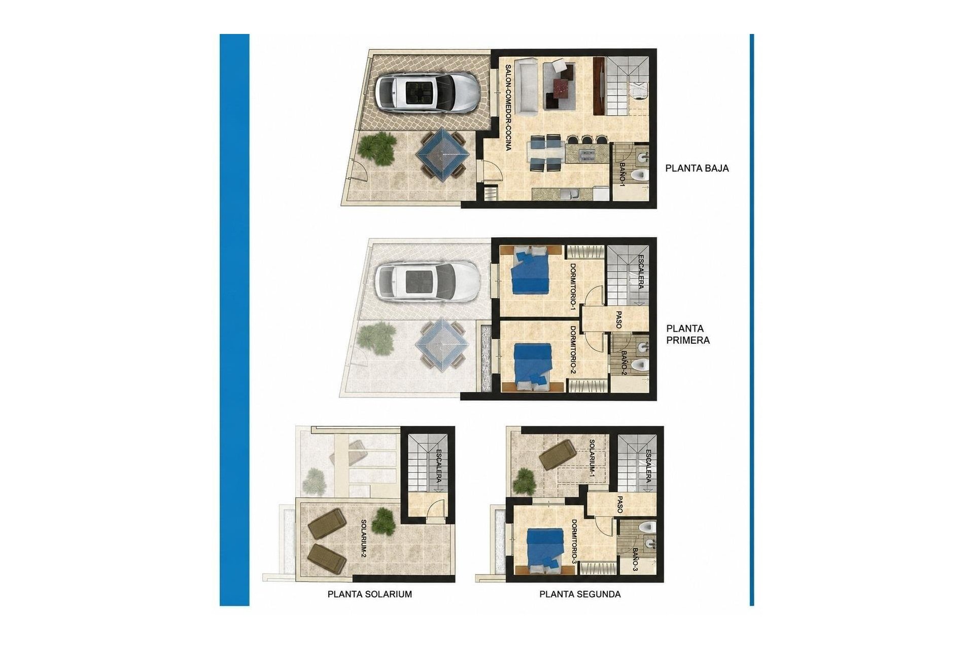 Resale - Townhouse - Orihuela Costa - Las Filipinas