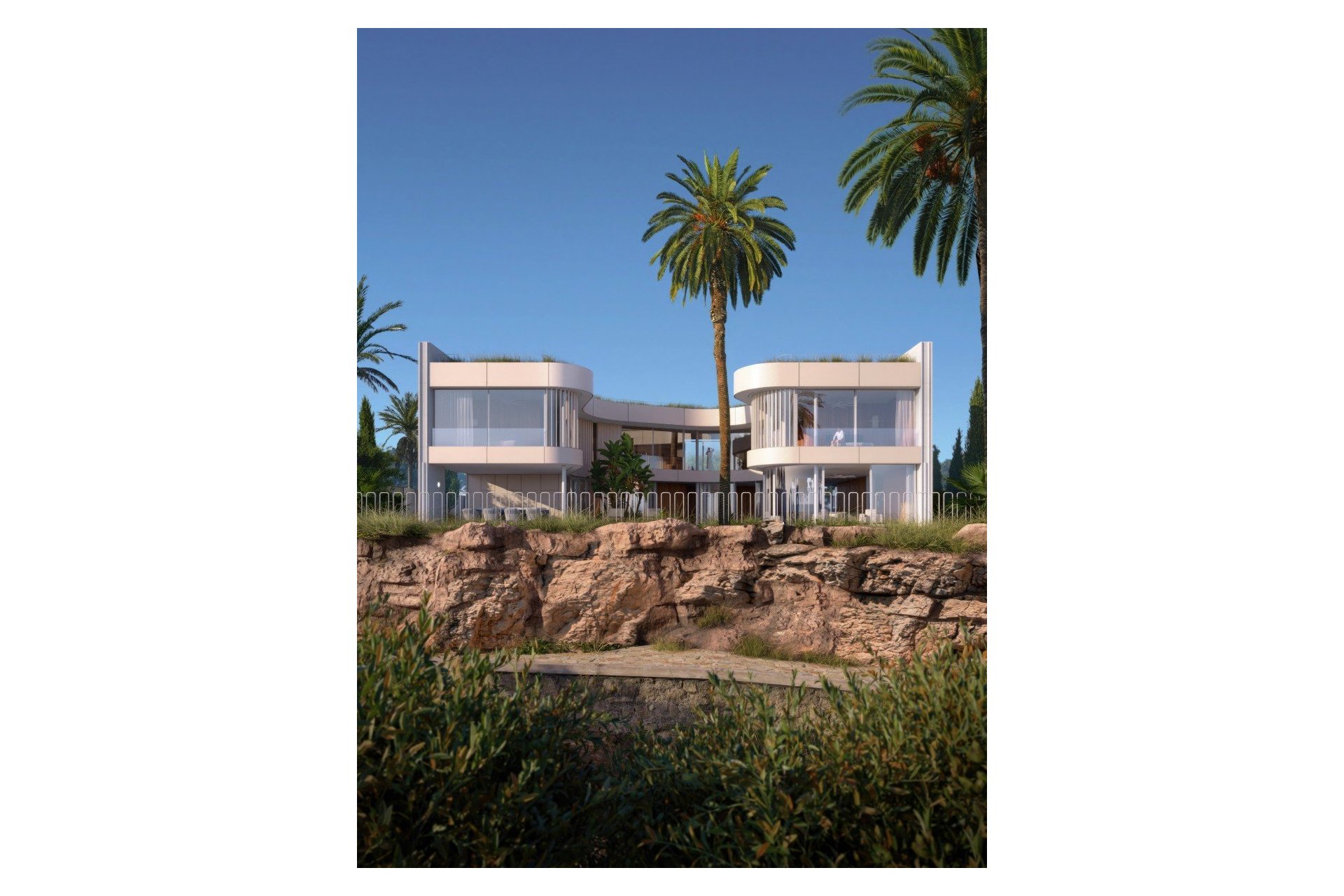 Visualization of a new-build villa project