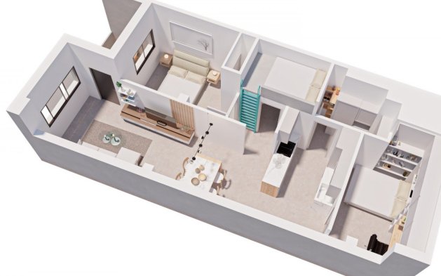 New Build - Apartment / flat - Pilar de la Horadada