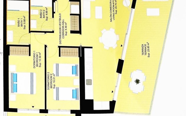 Resale - Apartment / flat - Orihuela Costa - Campoamor