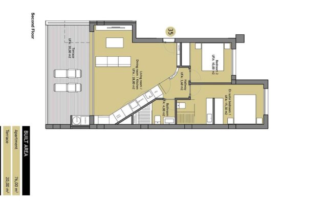 Revente - Appartement - Orihuela - Las Colinas Golf - Country Club