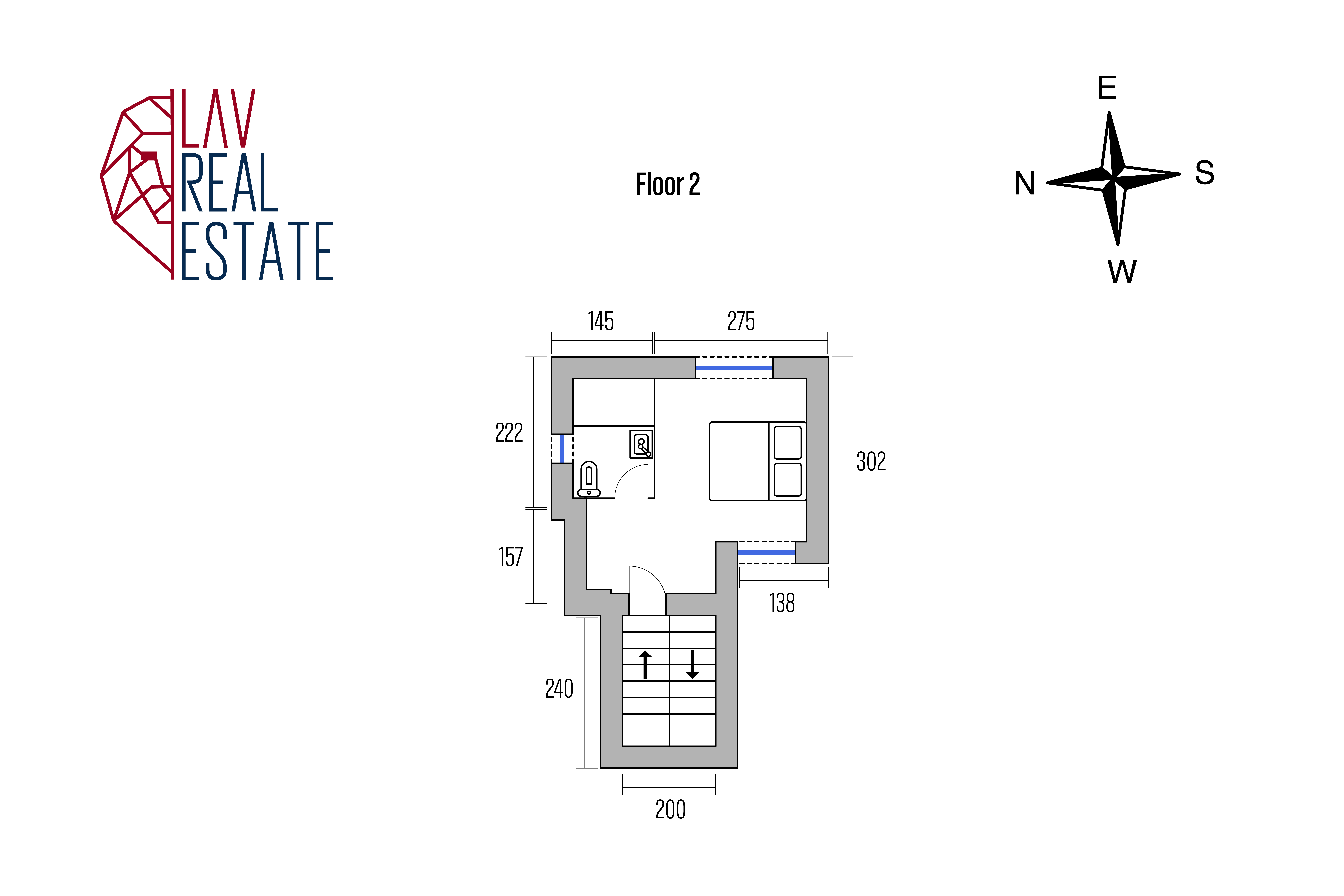 Plattegronden van de woning 1