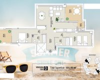 Nowy budynek - Mieszkanie w bloku - La Manga del Mar Menor