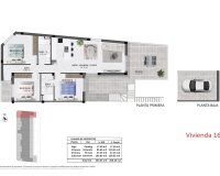 Nauja statyba - Bungalow - Pilar de la Horadada