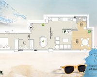 Obra nueva - Apartamento / piso - La Manga del Mar Menor