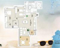 Obra nueva - Apartamento / piso - La Manga del Mar Menor